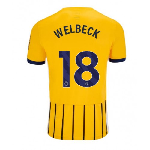 Dres Brighton Danny Welbeck #18 Gostujuci 2024-25 Kratak Rukav